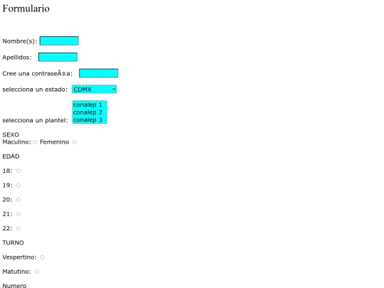 Form screenshot