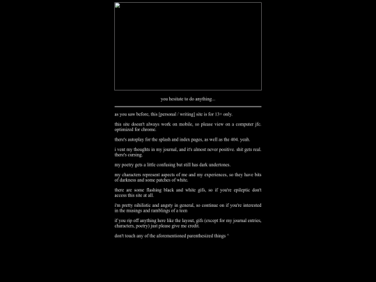 warning screenshot