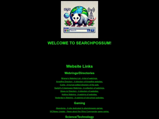 oldweb screenshot