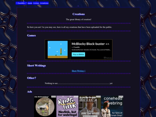 extras/creations screenshot