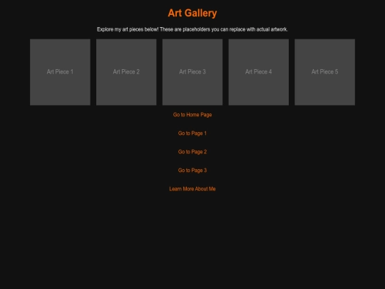 artpage screenshot