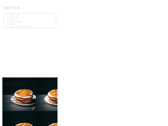 menu3 screenshot