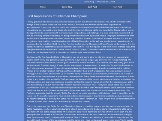 Gamer/gameblog/archive/2026-jul06 screenshot