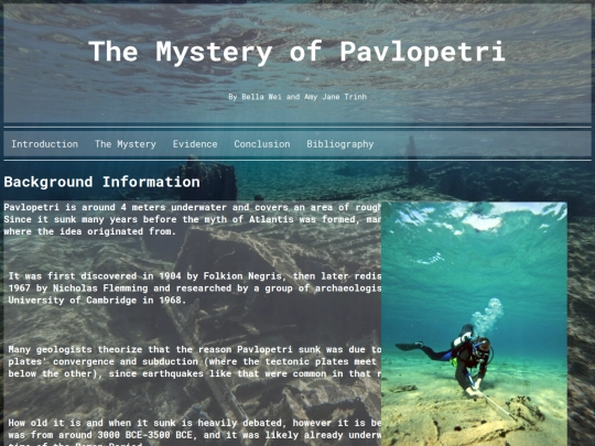 background information screenshot
