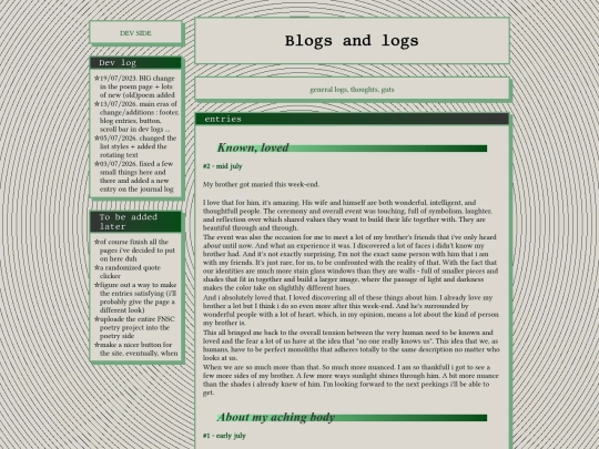 Lil Blog screenshot