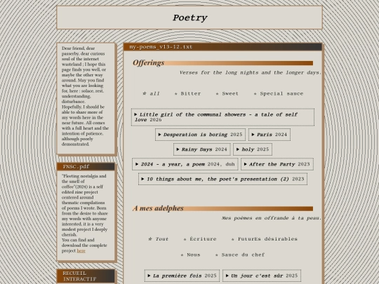 Poems screenshot