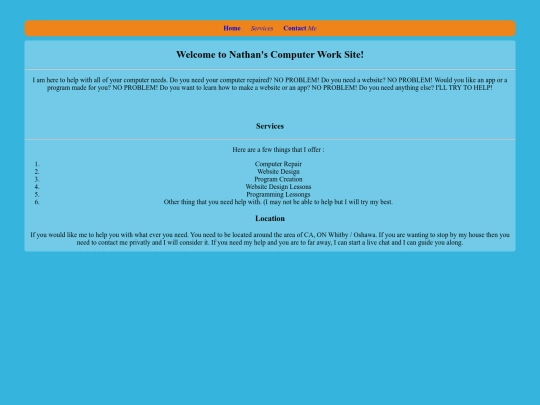 index screenshot