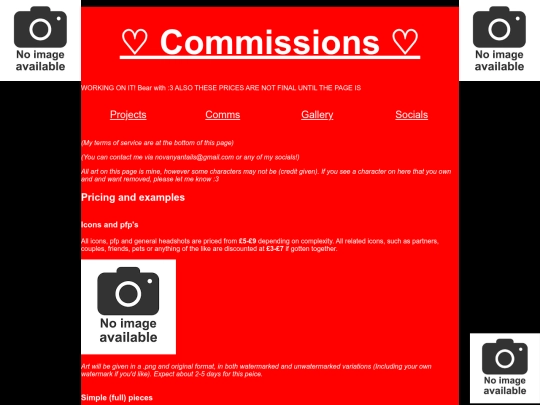 comms screenshot