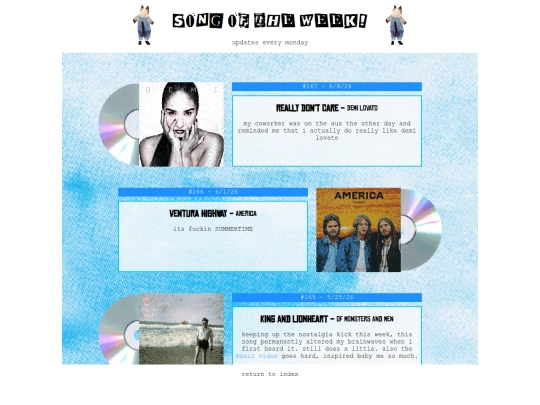 songoftheweek screenshot