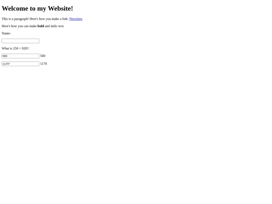 mathtest screenshot
