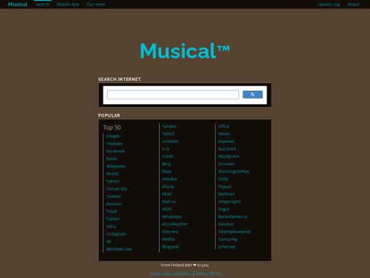 musical screenshot