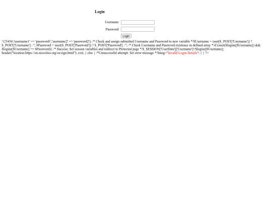 os/phplogin screenshot