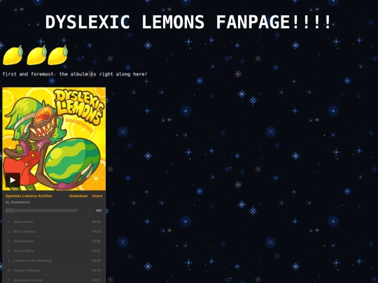 dyslexiclemons screenshot