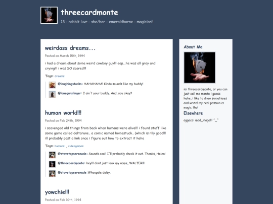 blog screenshot