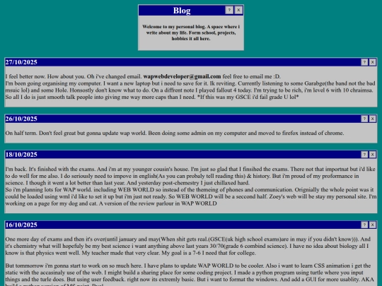 blog screenshot