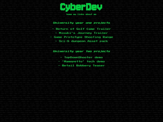 links screenshot