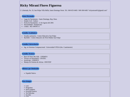index screenshot