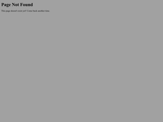 not_found screenshot