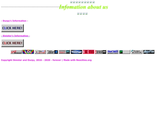 info screenshot