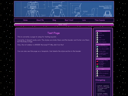 test-page screenshot