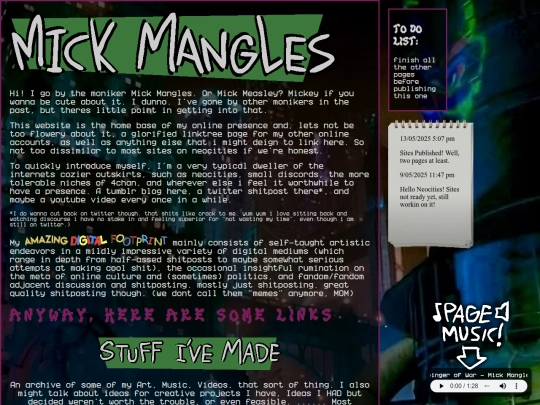 Homepage screenshot
