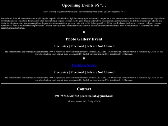 Event Managment/event screenshot