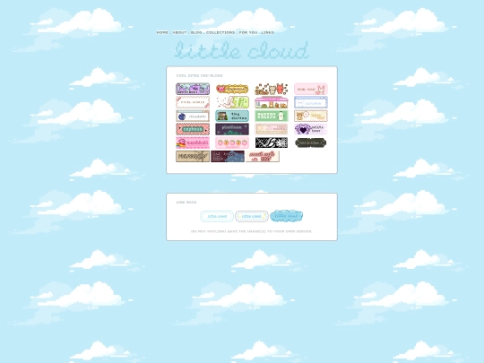 links screenshot