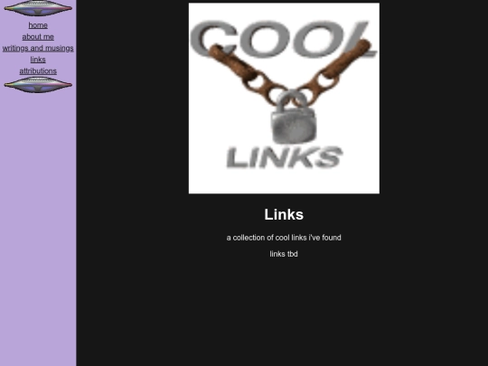 links screenshot