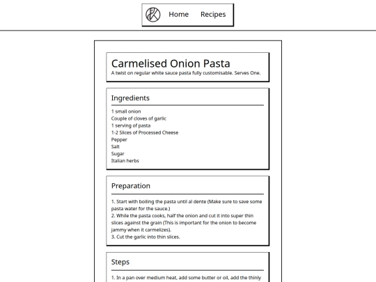 recipes/carmalised-onion-pasta screenshot