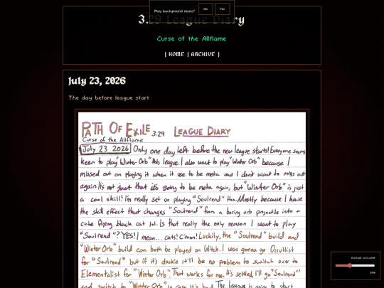 comics/diary screenshot