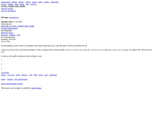 index screenshot