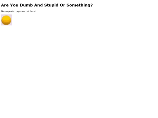 not_found screenshot