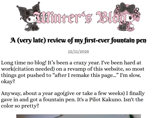 blog/pen screenshot