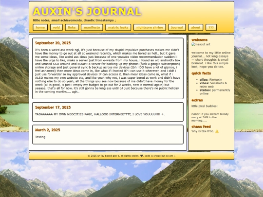 journal screenshot