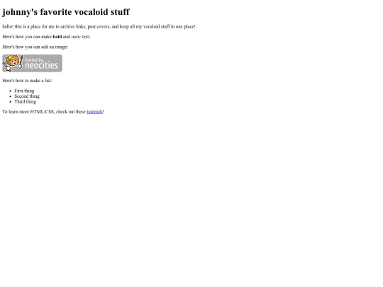 index screenshot