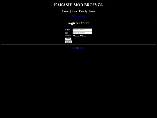 kakashi mod bro/register screenshot