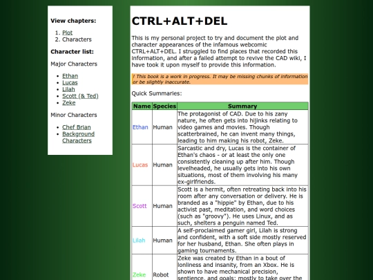 CAD/chars screenshot