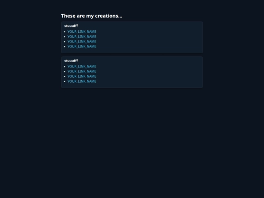 creations screenshot