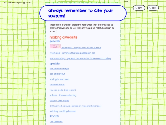 resources screenshot