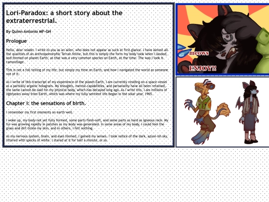 diary/fiction/comet screenshot