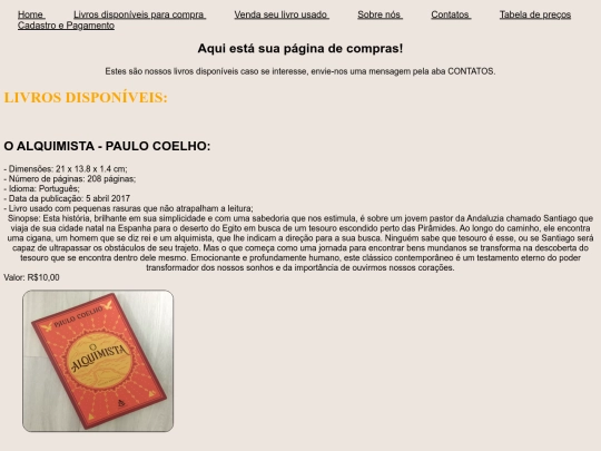 produtos screenshot