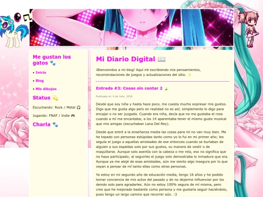 blog screenshot