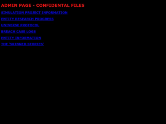 admin screenshot