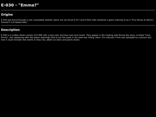 e030 screenshot