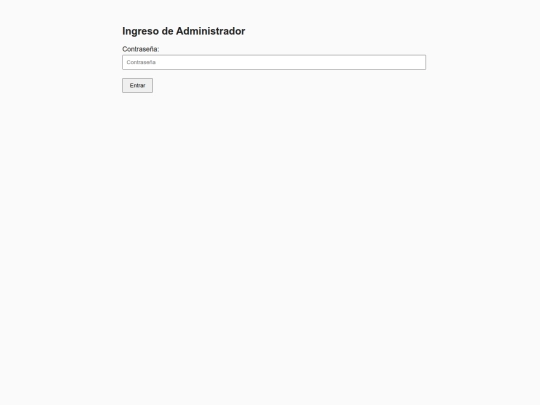 admin screenshot