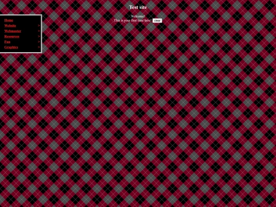 test screenshot