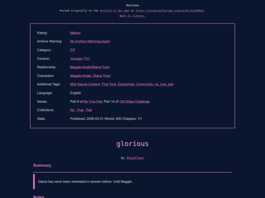 library/fanfictions/Glorious screenshot