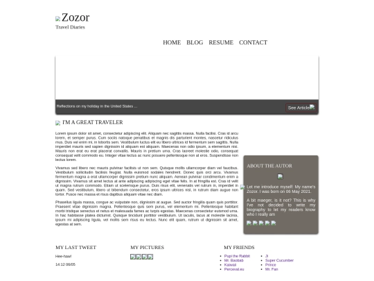 ZOZOR screenshot