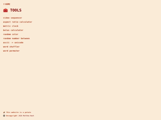 tools screenshot