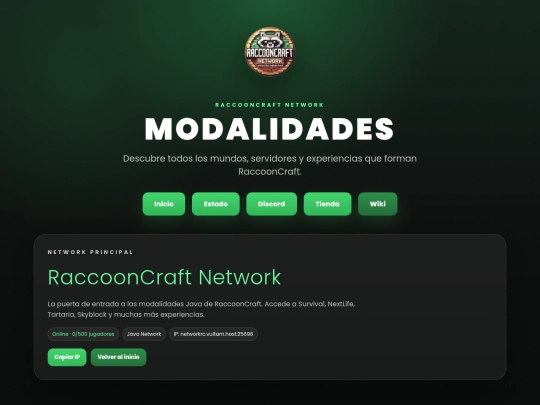 modalidades screenshot